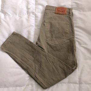 LEVI KHAKI PANTS W 34 L 30